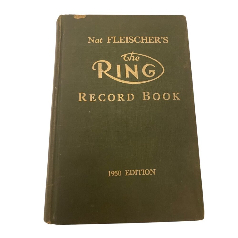 Nat Fleischers The‎ Ring Record Book 1950 Ed HC Boxing History Rocky Marciano
